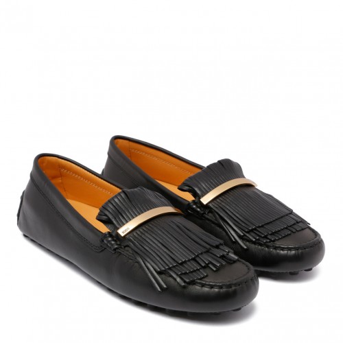 Black Leather Loafers