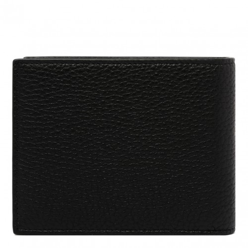 Black Wallet With 4 Compartments 2