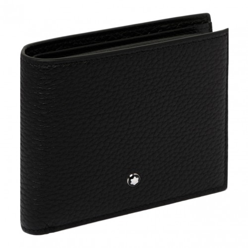 Black Wallet With 4 Compartments