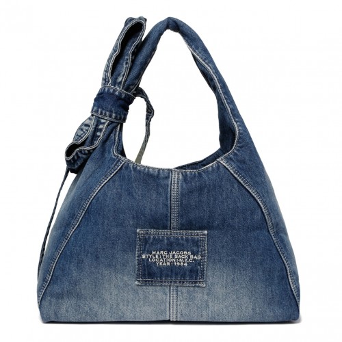The Bow Denim Sack Bag 2