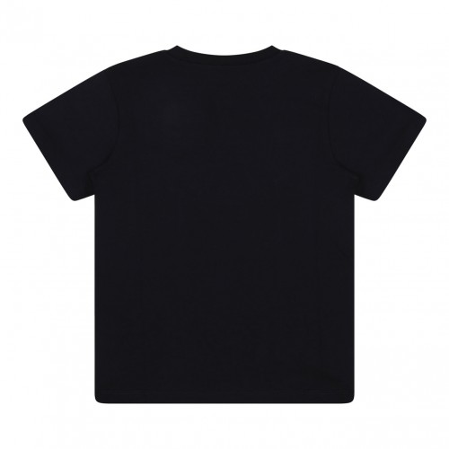 Black, White and Navy Logo-Patch T-Shirt (Pack Of Three)