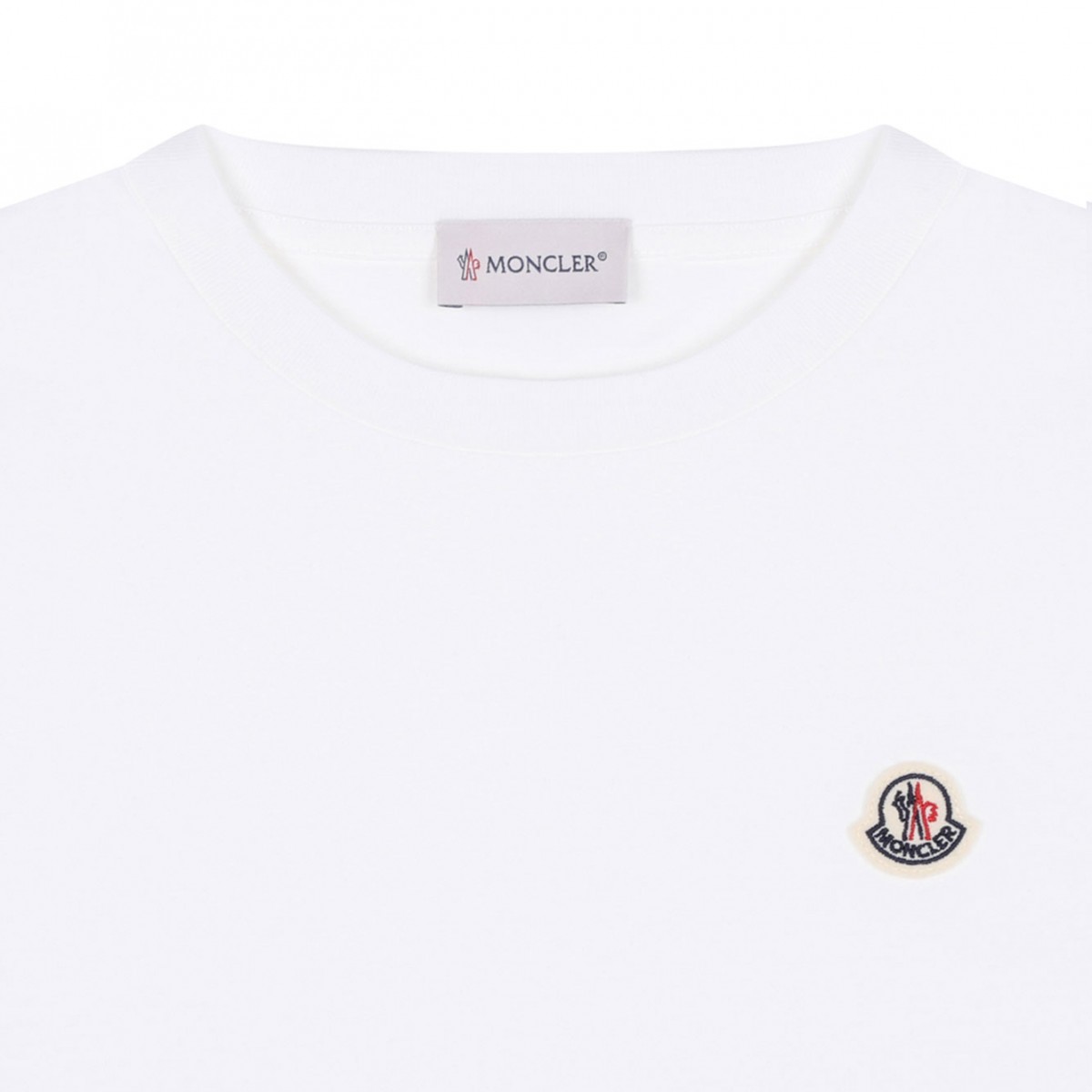 Black, White and Navy Logo-Patch T-Shirt (Pack Of Three)