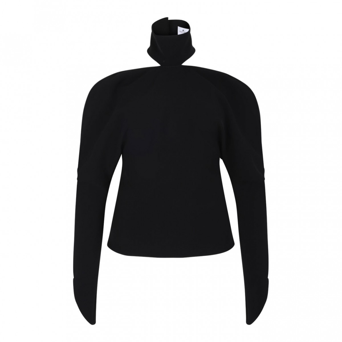 Black Mockneck Top