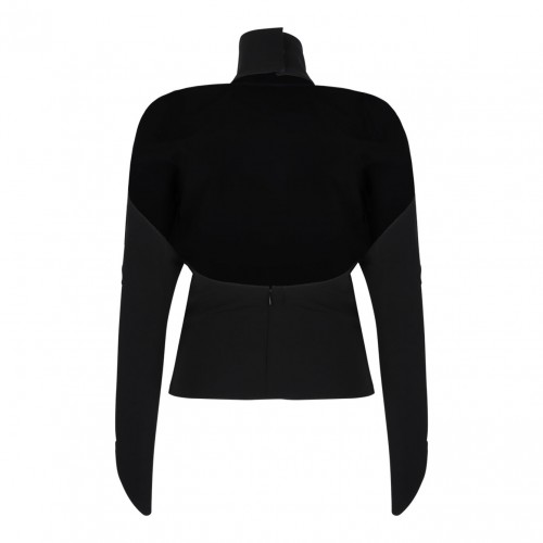 Black Mockneck Top