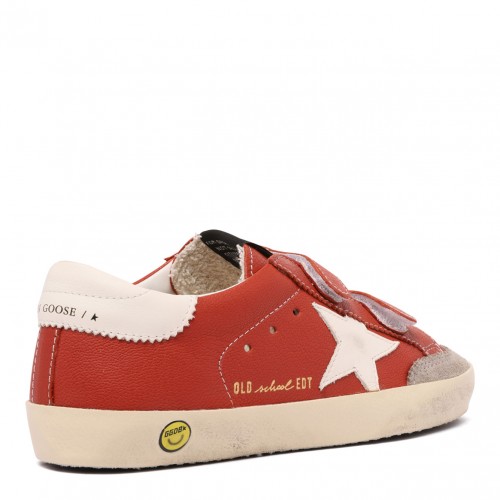 Red Old School Sneakers