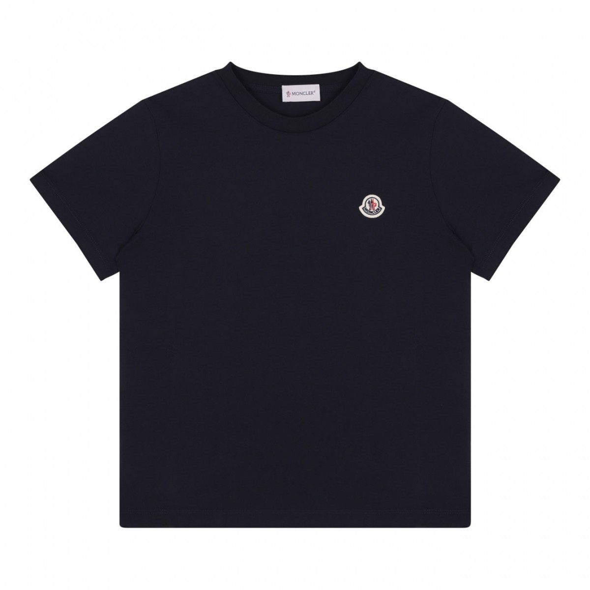Black, White and Navy Logo-Patch T-Shirt (Pack Of Three)