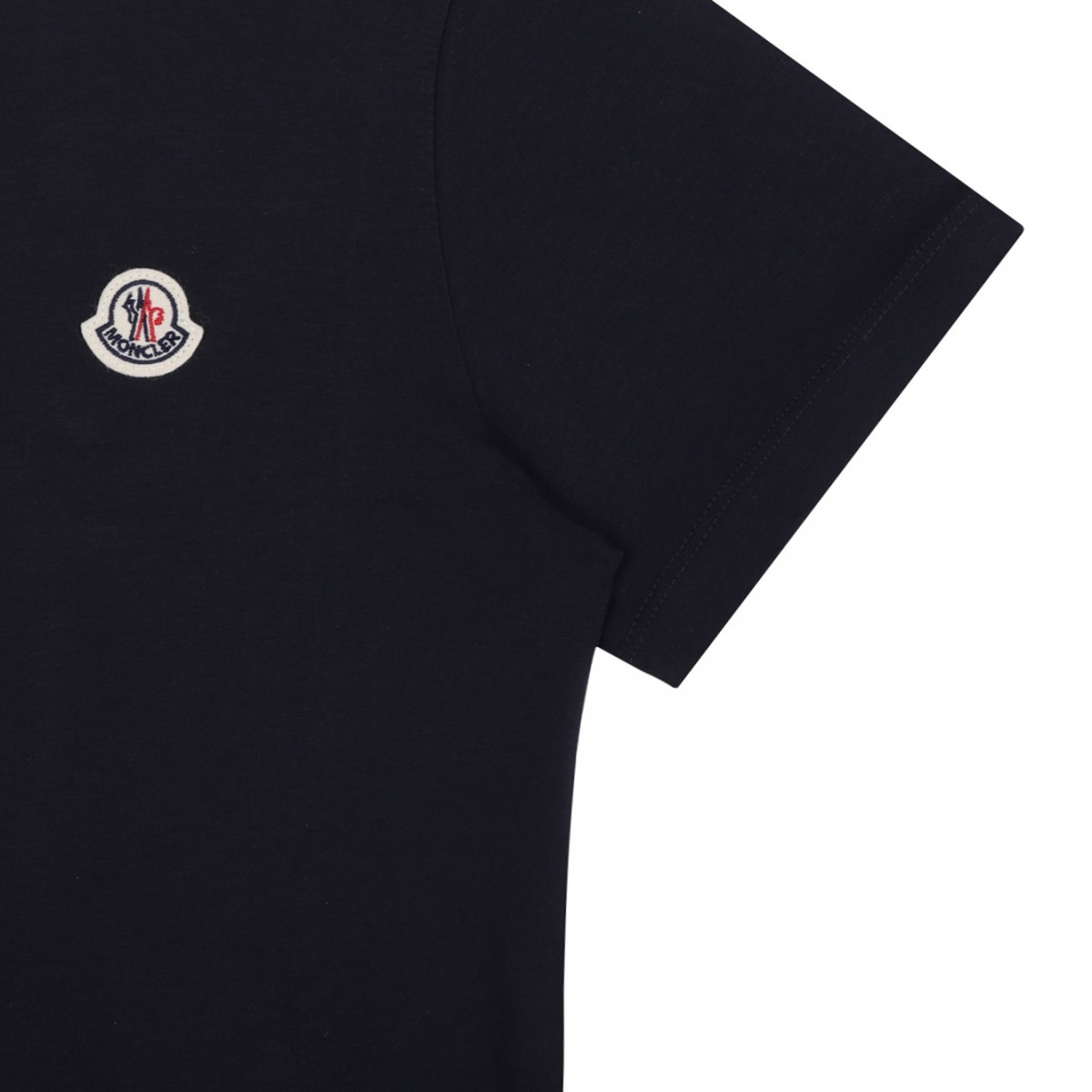 Black, White and Navy Logo-Patch T-Shirt (Pack Of Three)