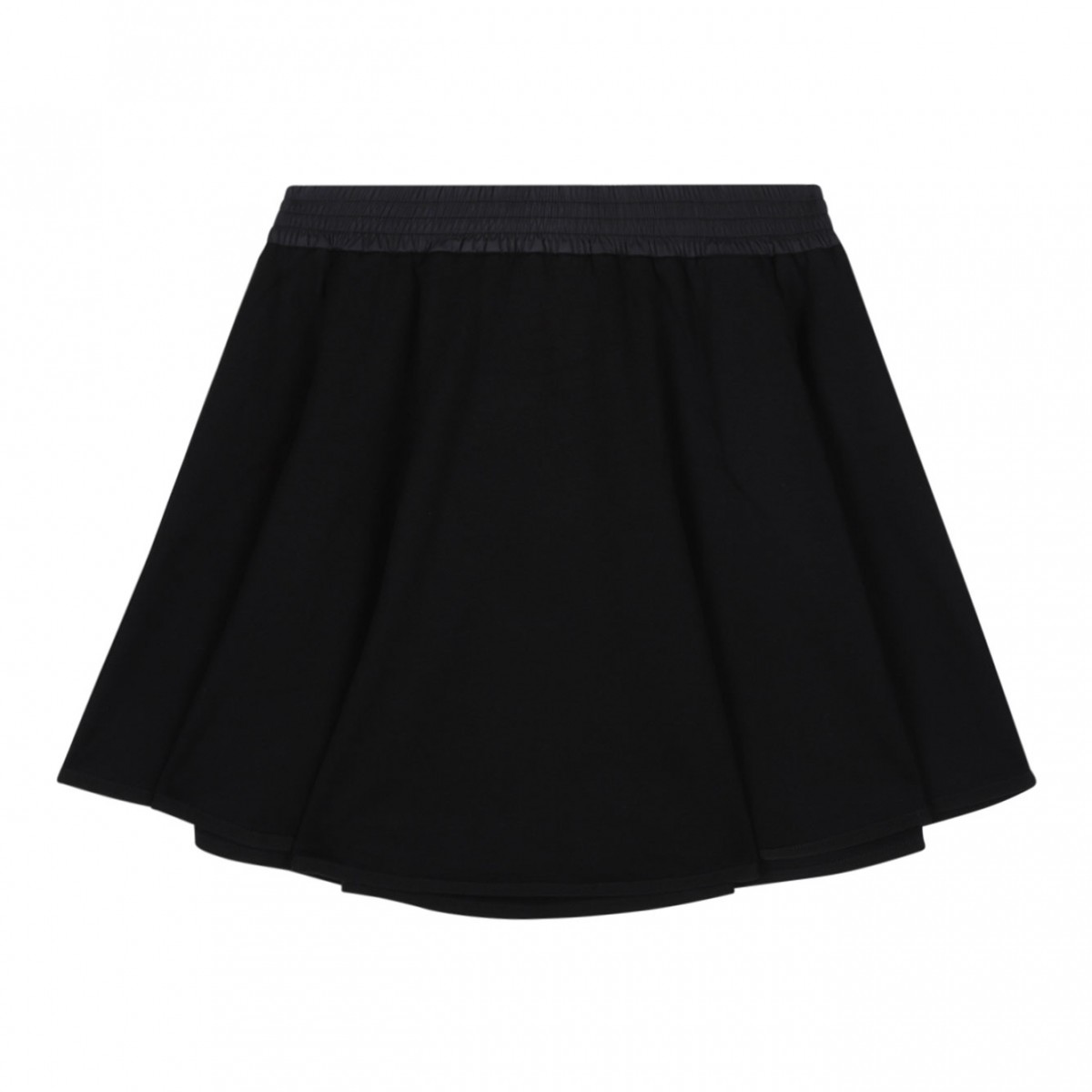 Black Logo Embroidered Skirt