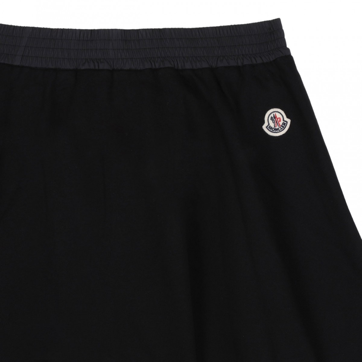 Black Logo Embroidered Skirt