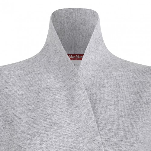 Light Grey and Grey Belted Cardigan