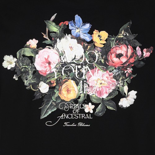 Black Graphic Print T-Shirt