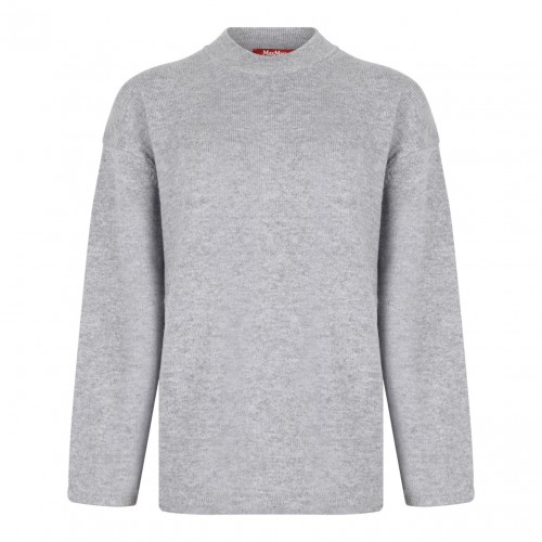 Light Grey Wool Blend Sweater