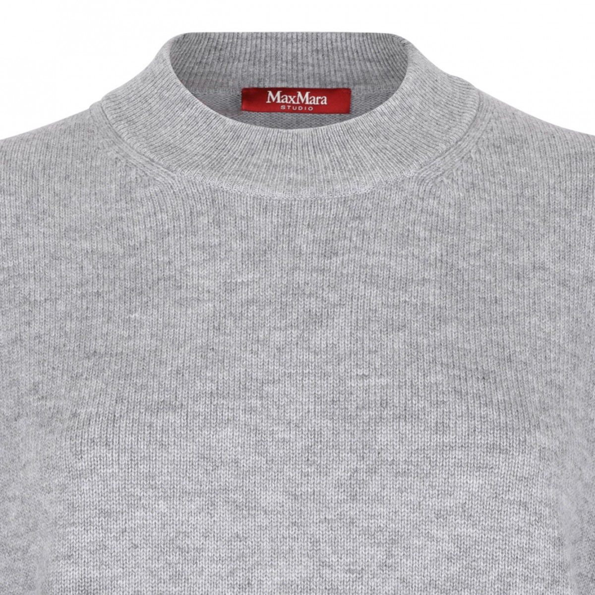 Light Grey Wool Blend Sweater