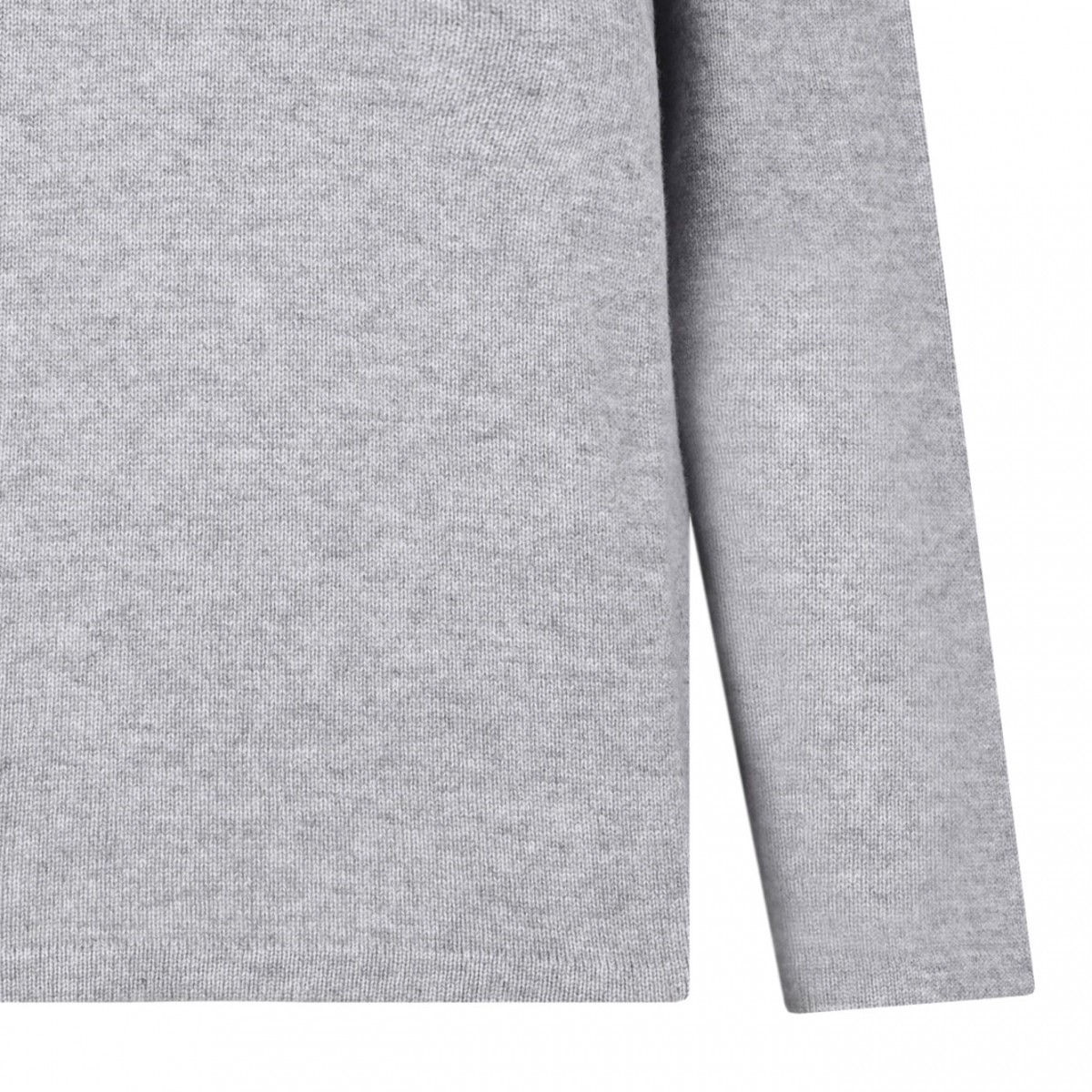 Light Grey Wool Blend Sweater