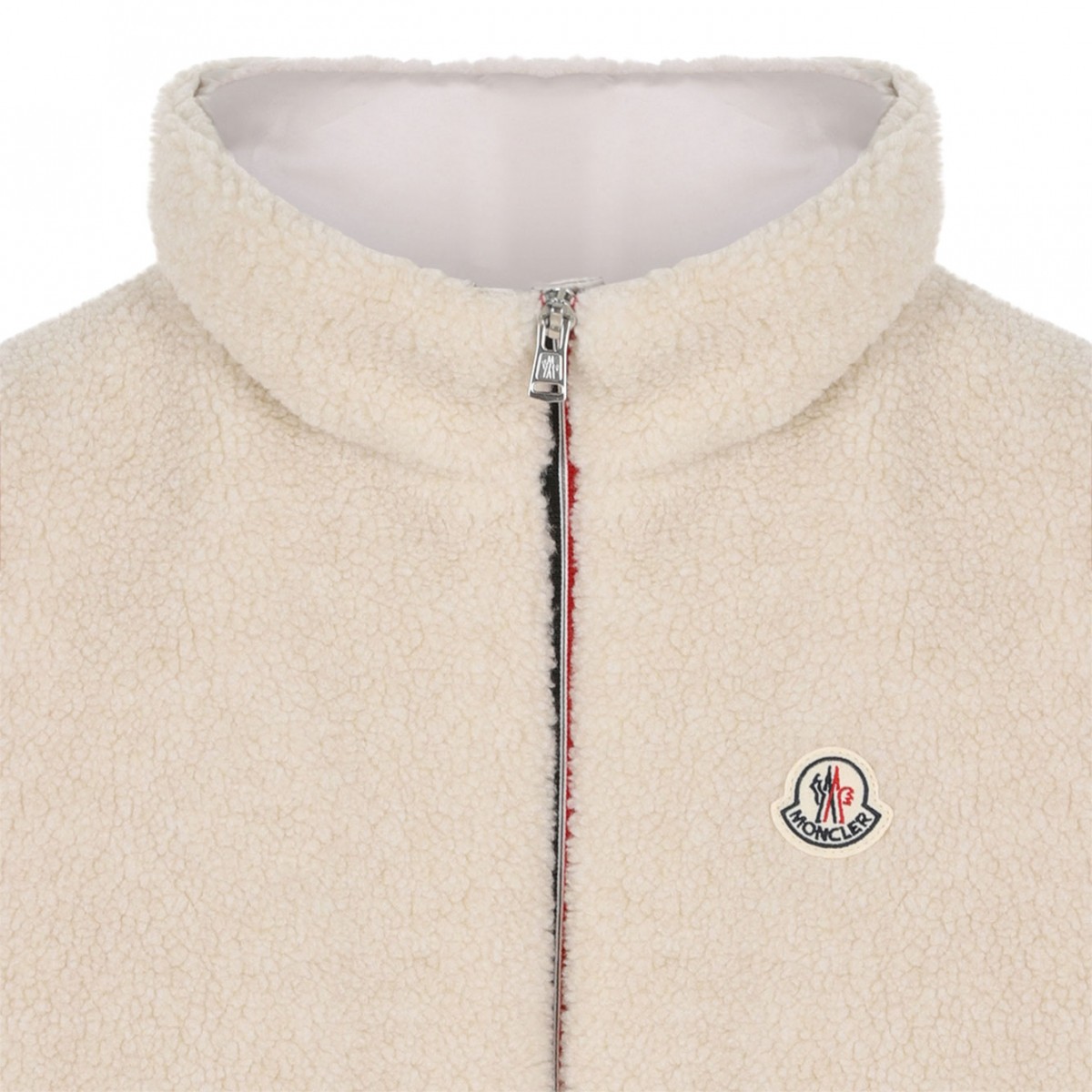 Beige Shearling Down Vest