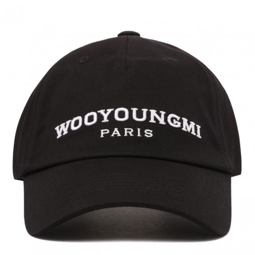 Black Embroidered Ball Cap