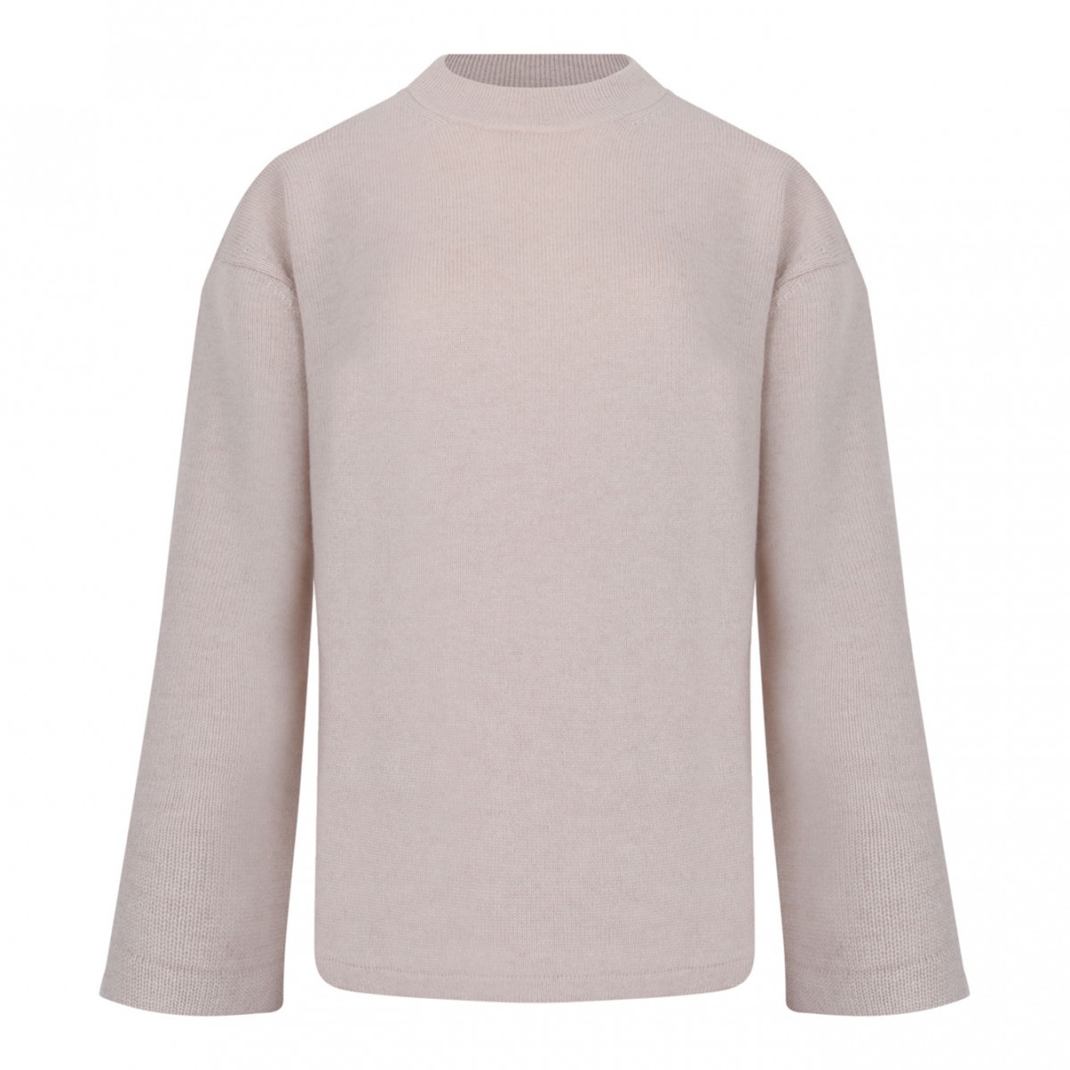 Beige Wool Blend Sweater