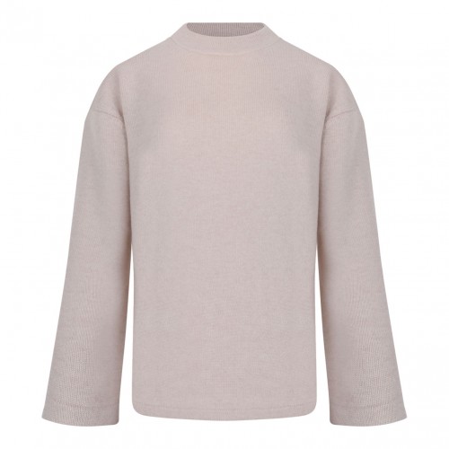 Beige Wool Blend Sweater