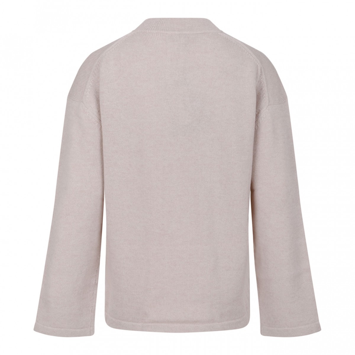 Beige Wool Blend Sweater