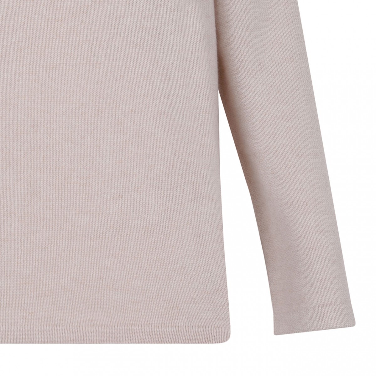 Beige Wool Blend Sweater