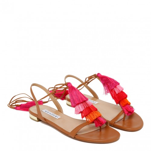 Capri Tassel Sandal Flat 2