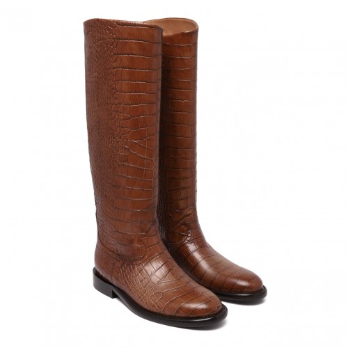 Croco Embossed Montana Boot