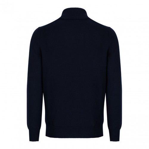 Dark Blue Knitwear Sweater 2