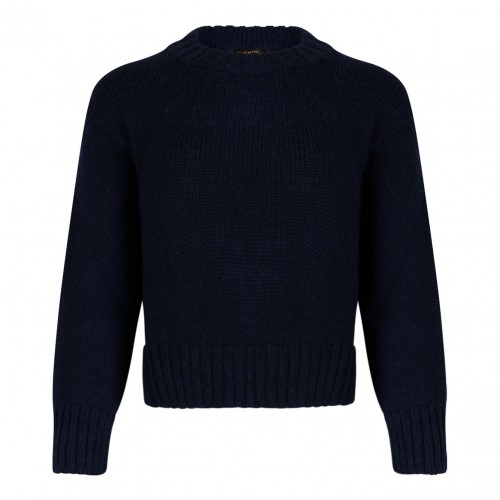 Black Wool Blend Sweater