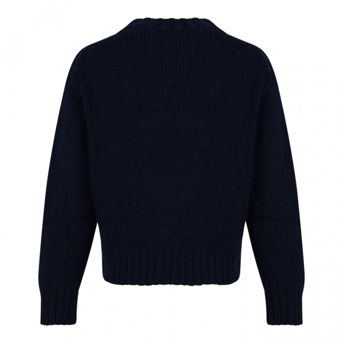 Black Wool Blend Sweater