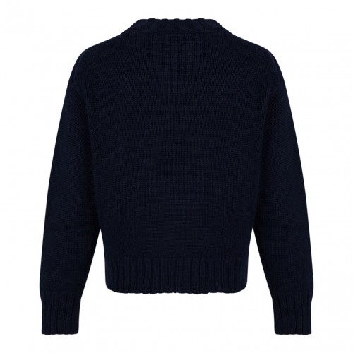 Black Wool Blend Sweater