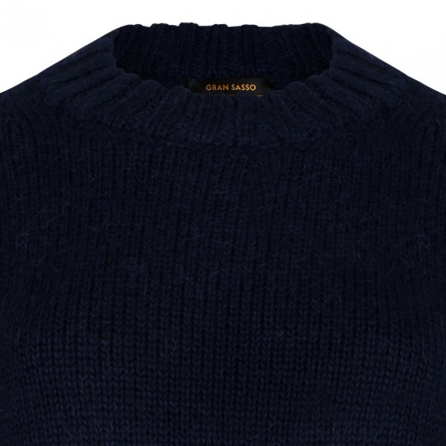 Black Wool Blend Sweater