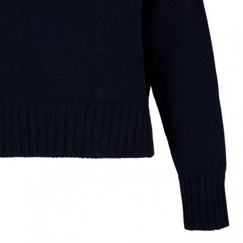 Black Wool Blend Sweater