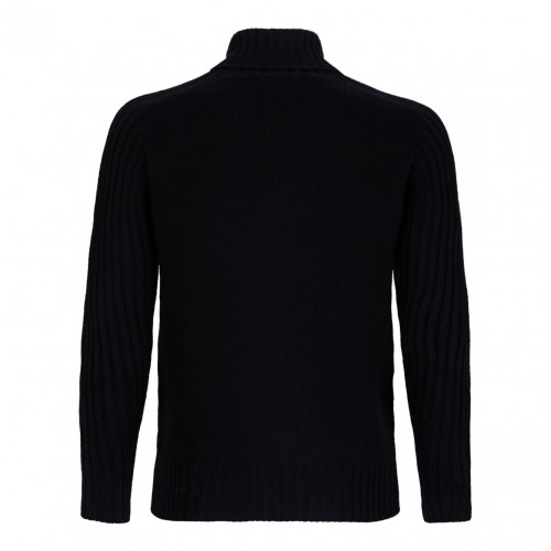 Black High Neck Sweater