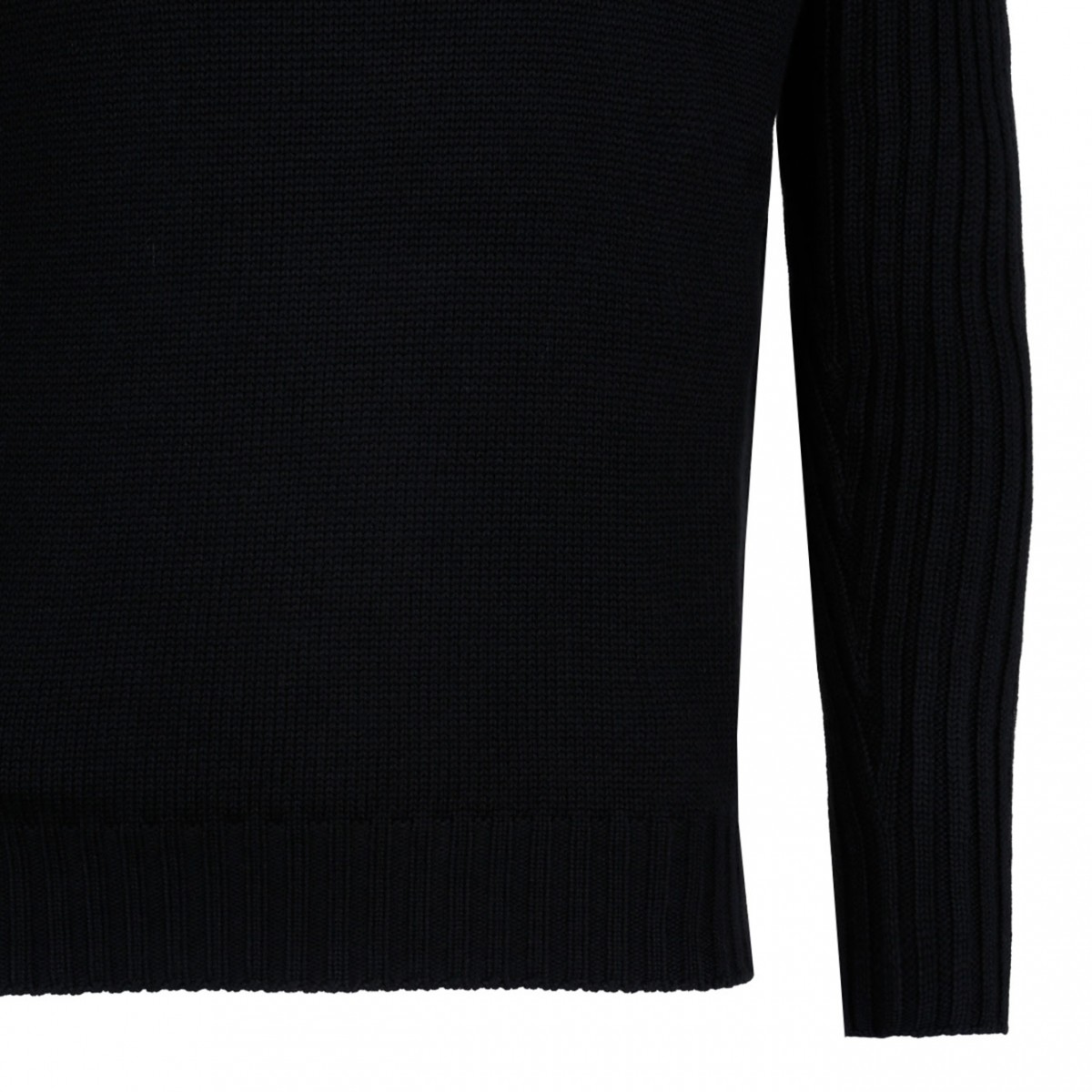 Black High Neck Sweater