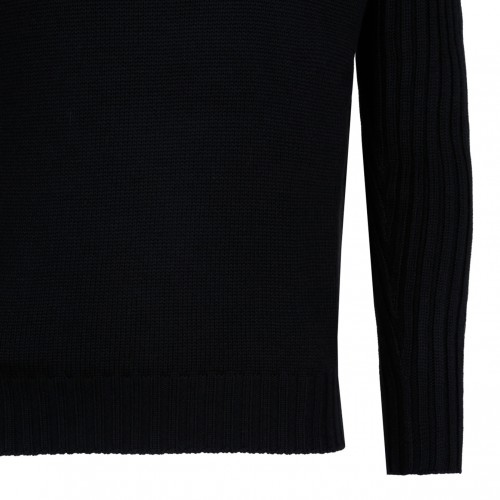 Black High Neck Sweater