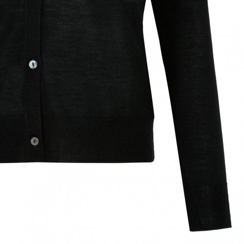 Black Knitwear Cardigan