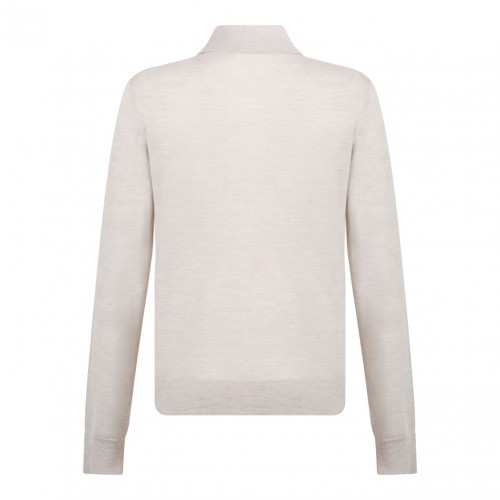 Ivory White Knitwear Shirt 2