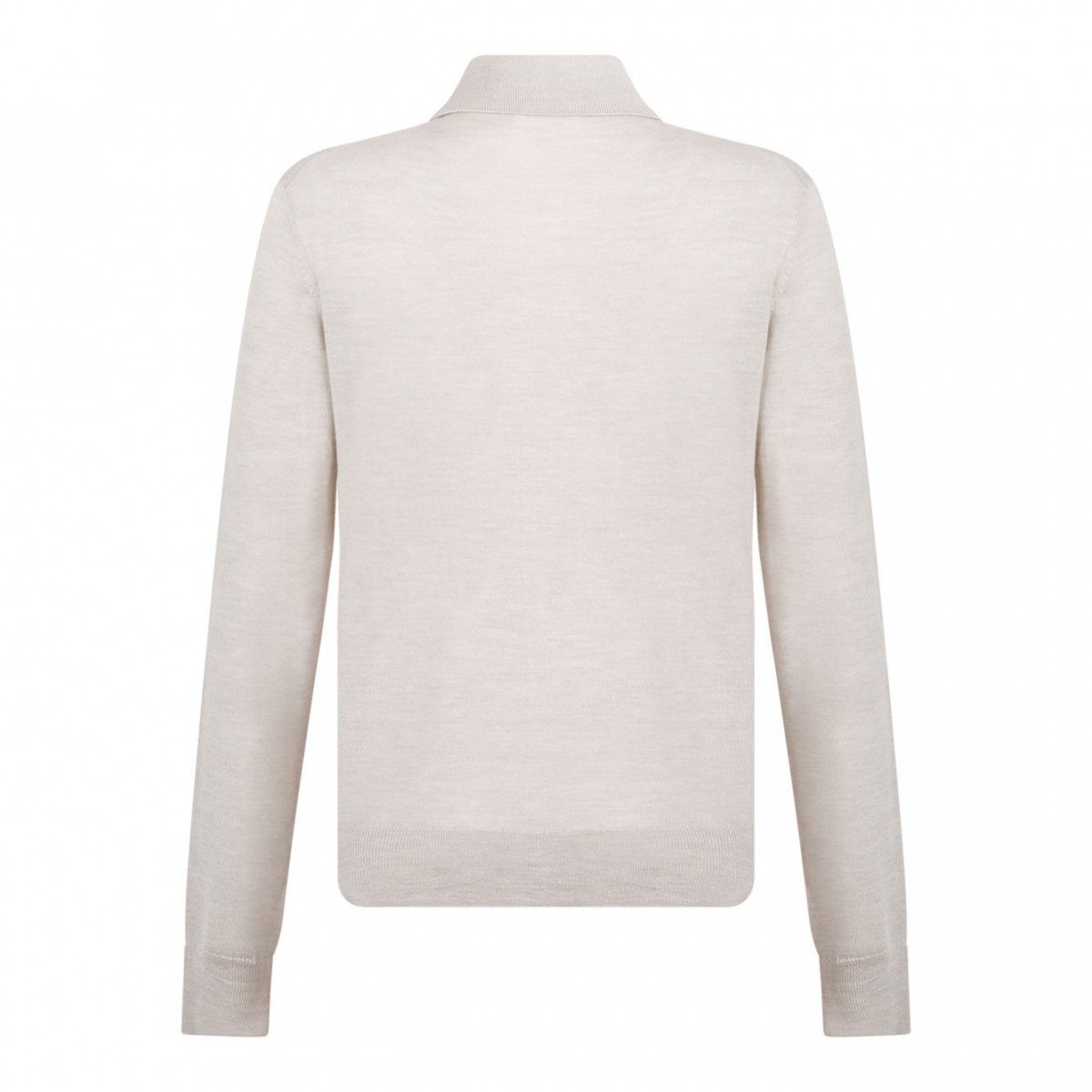 Ivory White Knitwear Shirt