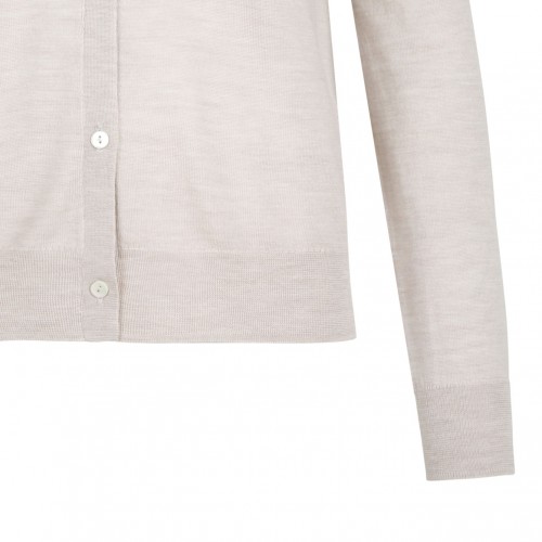 Ivory White Knitwear Shirt