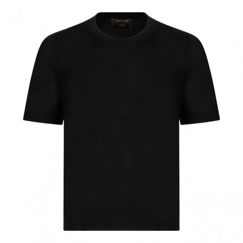 Black Knitweare T-Shirt