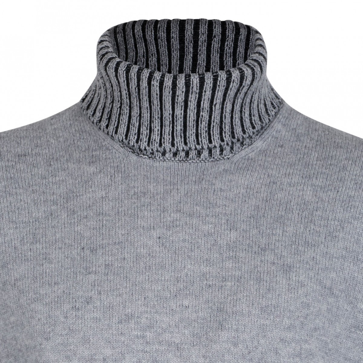 Light Grey High Neck Sweater