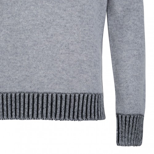 Light Grey High Neck Sweater