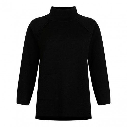 Black Knitwear Sweater