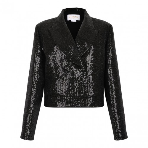 Black Sequinned Blazer