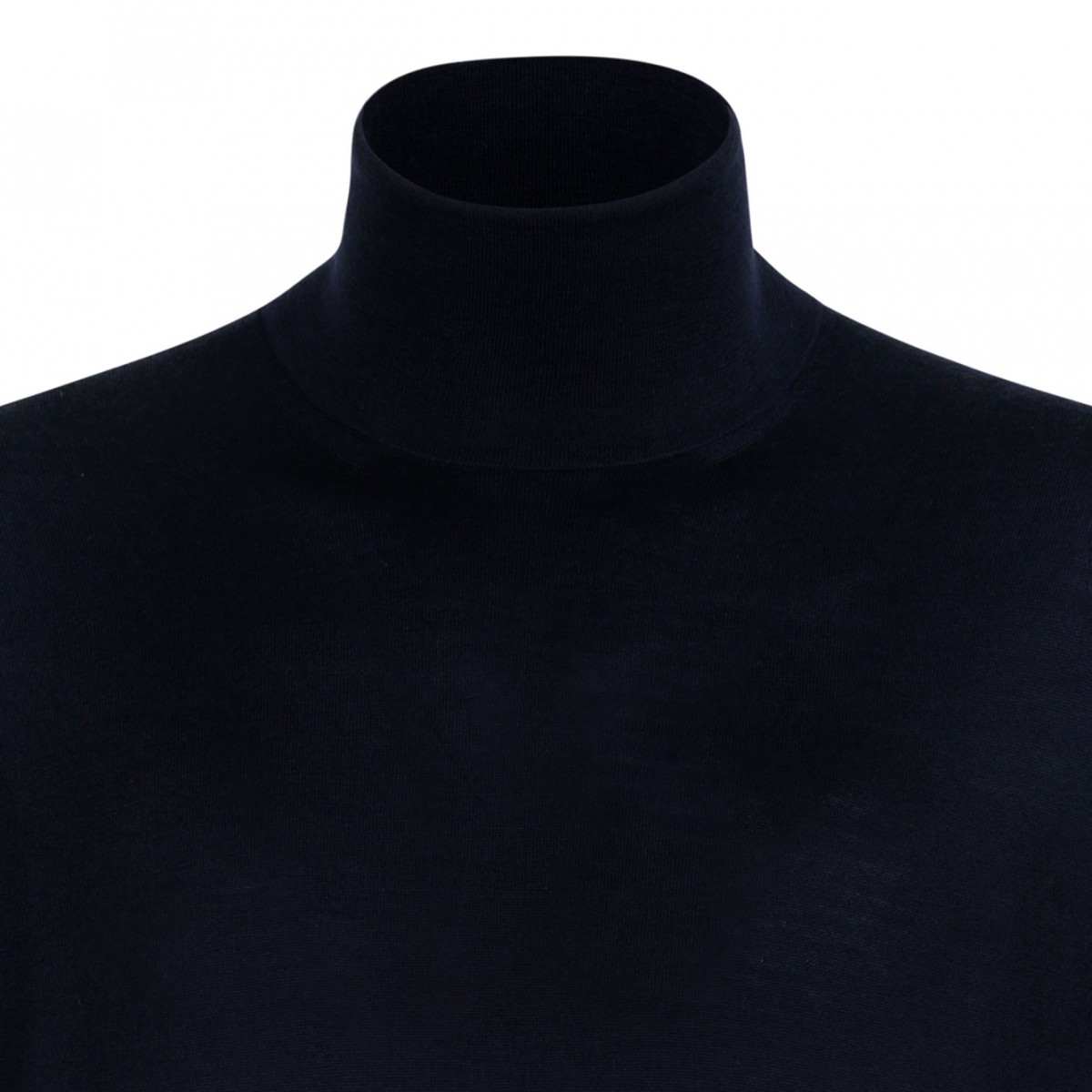 Black High Neck Knitwear Sweater