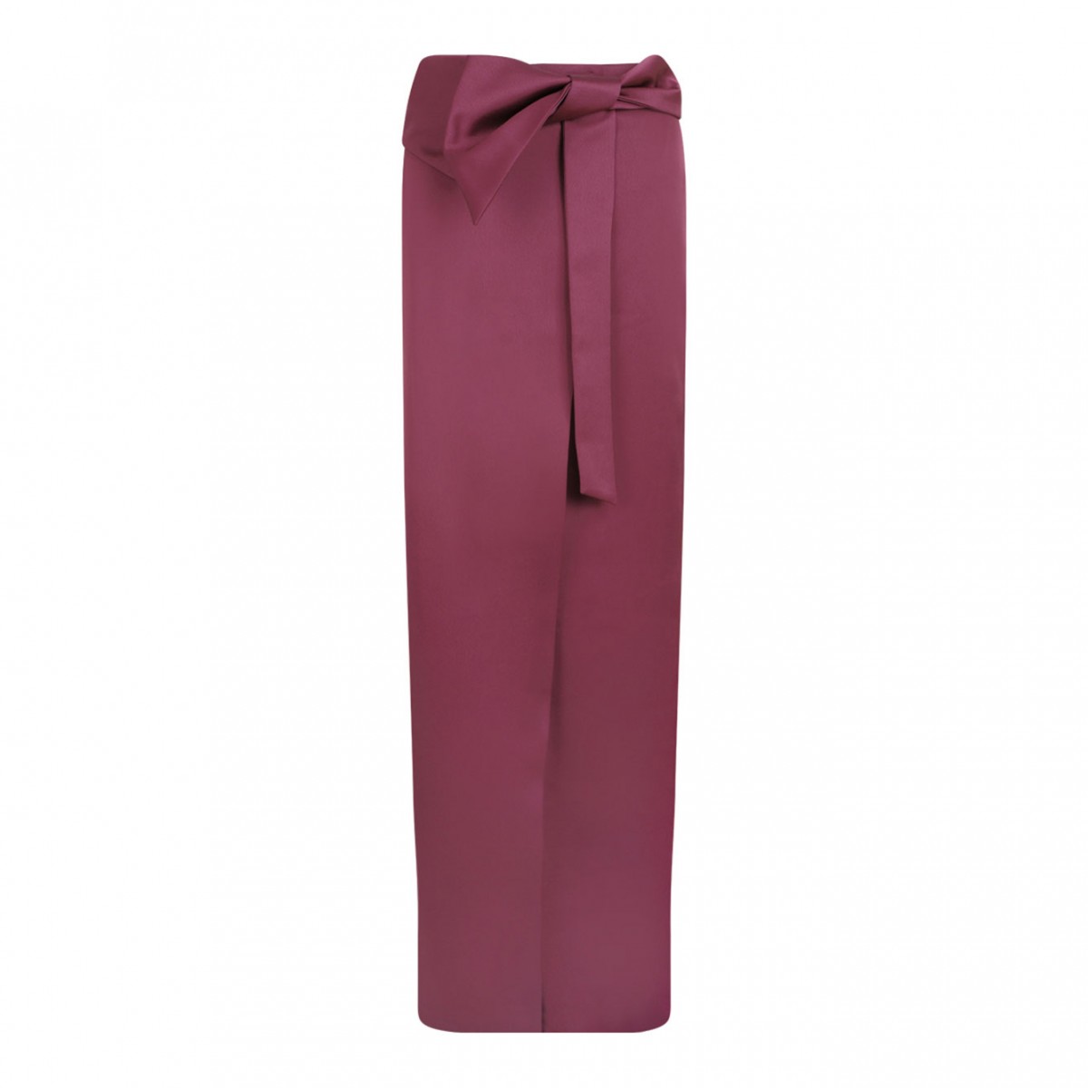 Light Red Long Pencil Skirt