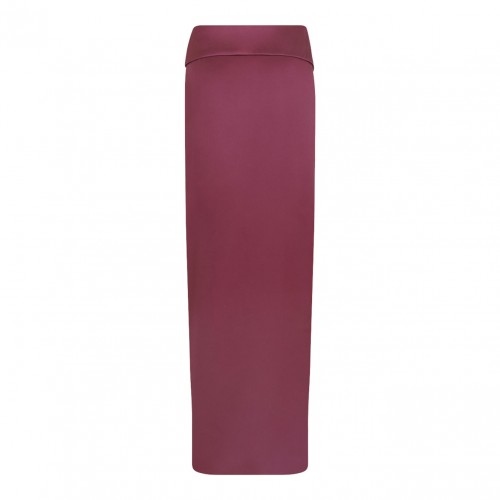 Light Red Long Pencil Skirt
