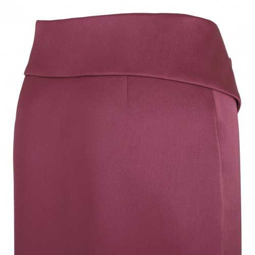 Light Red Long Pencil Skirt