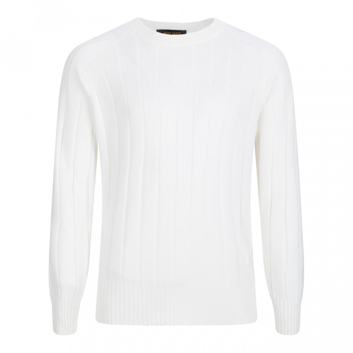 White Knitwear Sweater