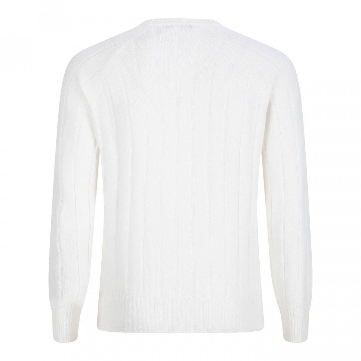 White Knitwear Sweater
